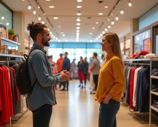 Magasin de détail rénové avec des employés souriants